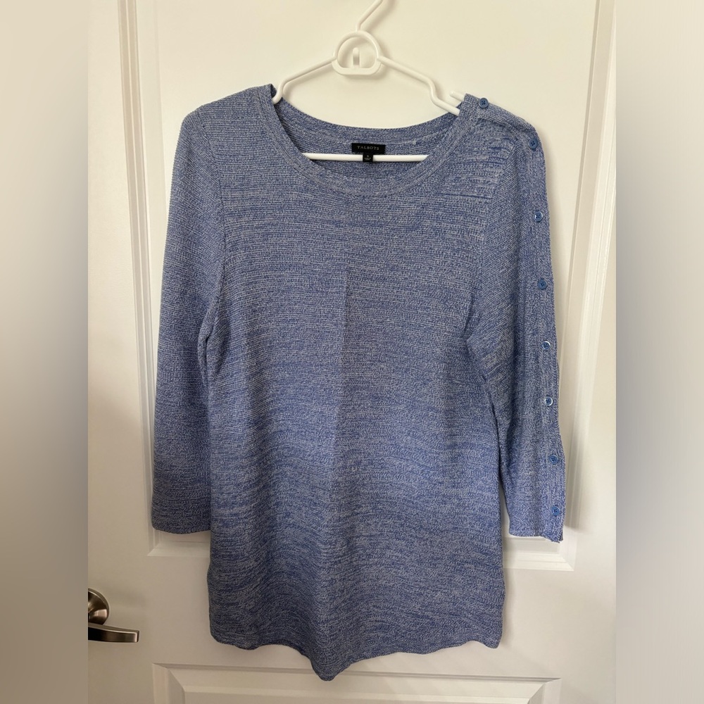 Talbots blue long sleeve